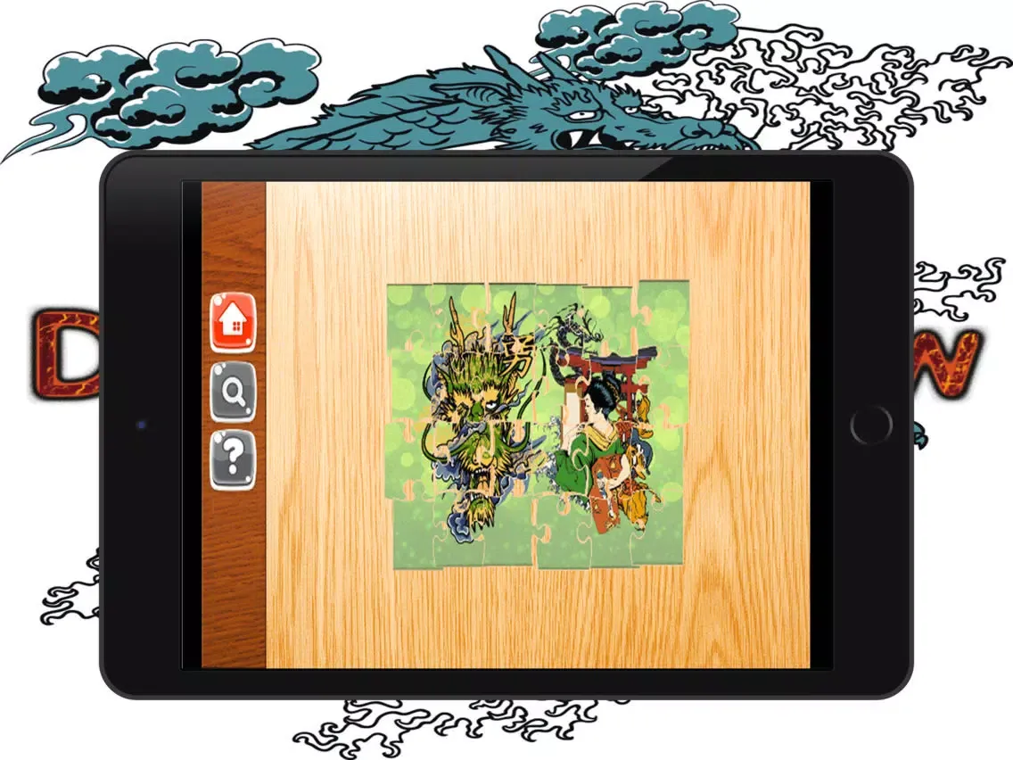 Скриншоты dragon jigsaw iPad 