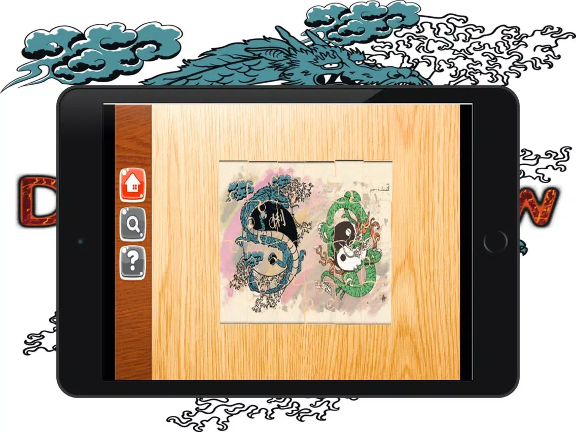Скриншоты dragon jigsaw iPad 