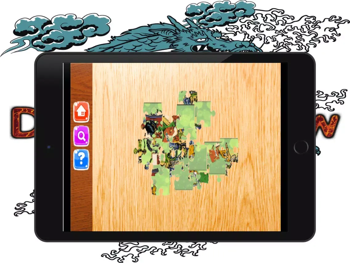 Скриншоты dragon jigsaw iPad 