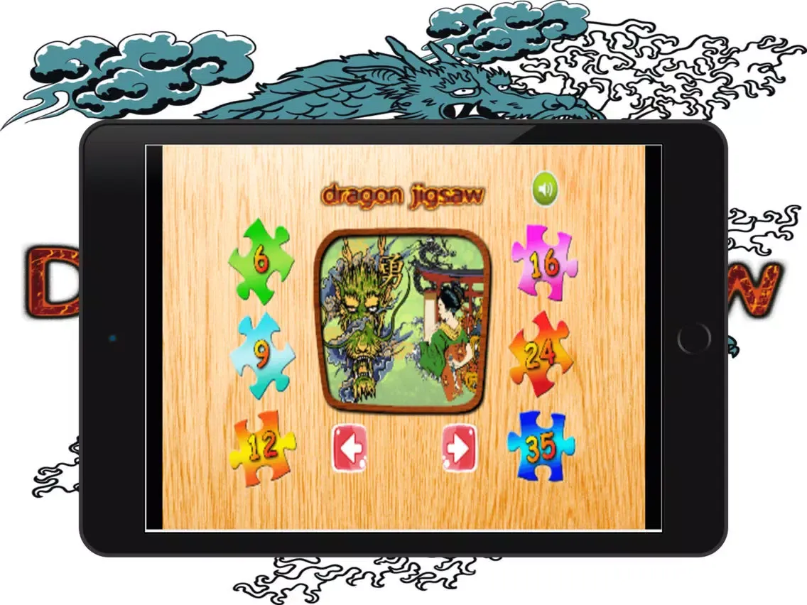 Скриншоты dragon jigsaw iPad 