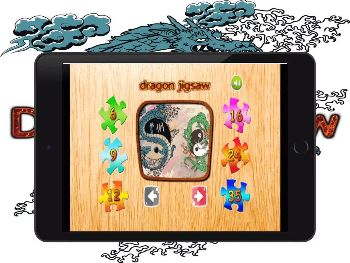 Скриншоты dragon jigsaw iPad 