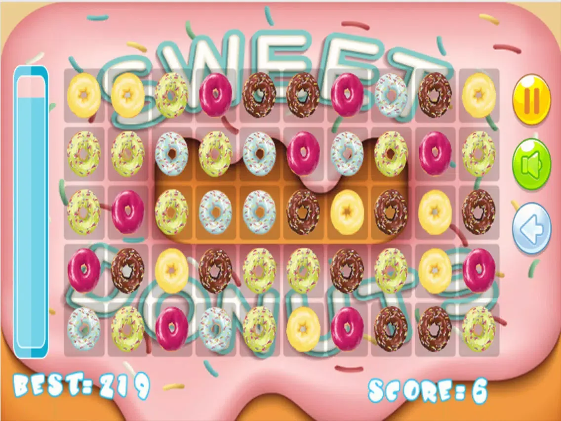 explosive donuts match - hot a mini donut games free for boy and girl iPad  스크린샷