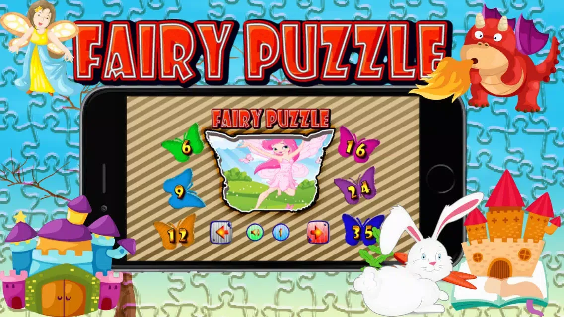 Fairy Jigsaw Collection Learning For Kids Ekran Görüntüleri