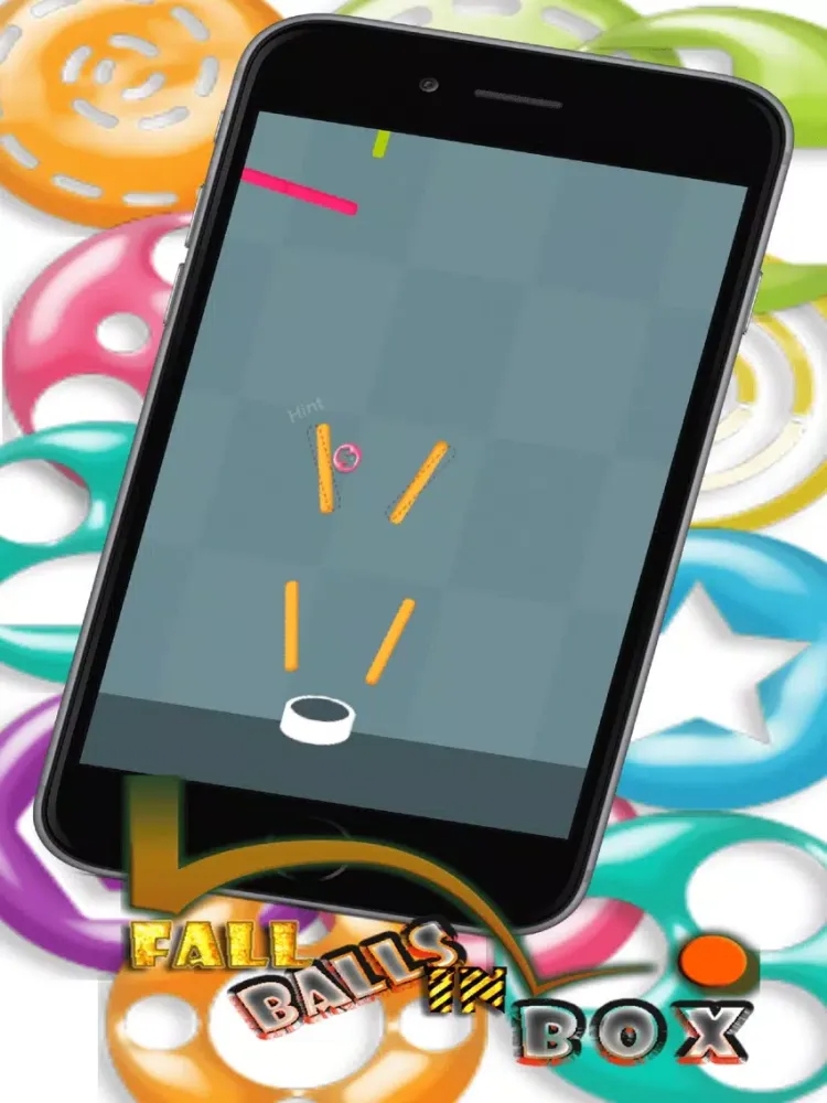 Скриншоты Fall balls in box iPad 
