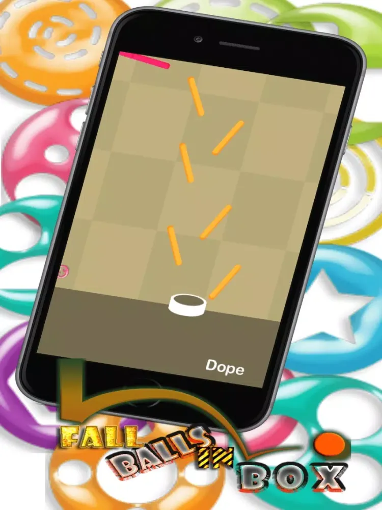 Скриншоты Fall balls in box iPad 
