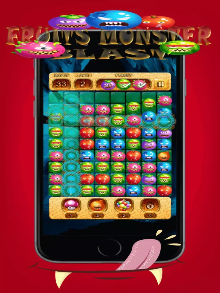 Fruits Monster Blast iPad  Screenshots