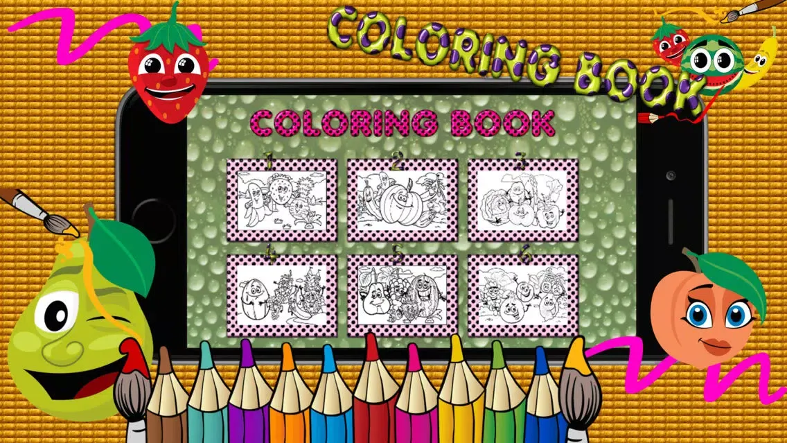 game learning vegetable : drawing games for kids Screenshots