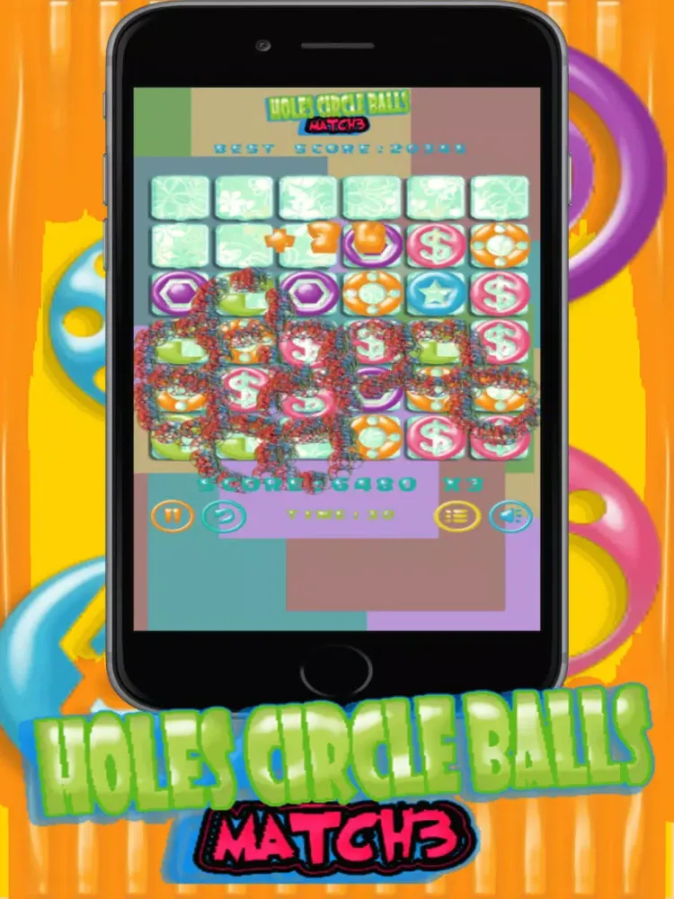 Holes Circle Balls iPad  স্ক্রিনশট