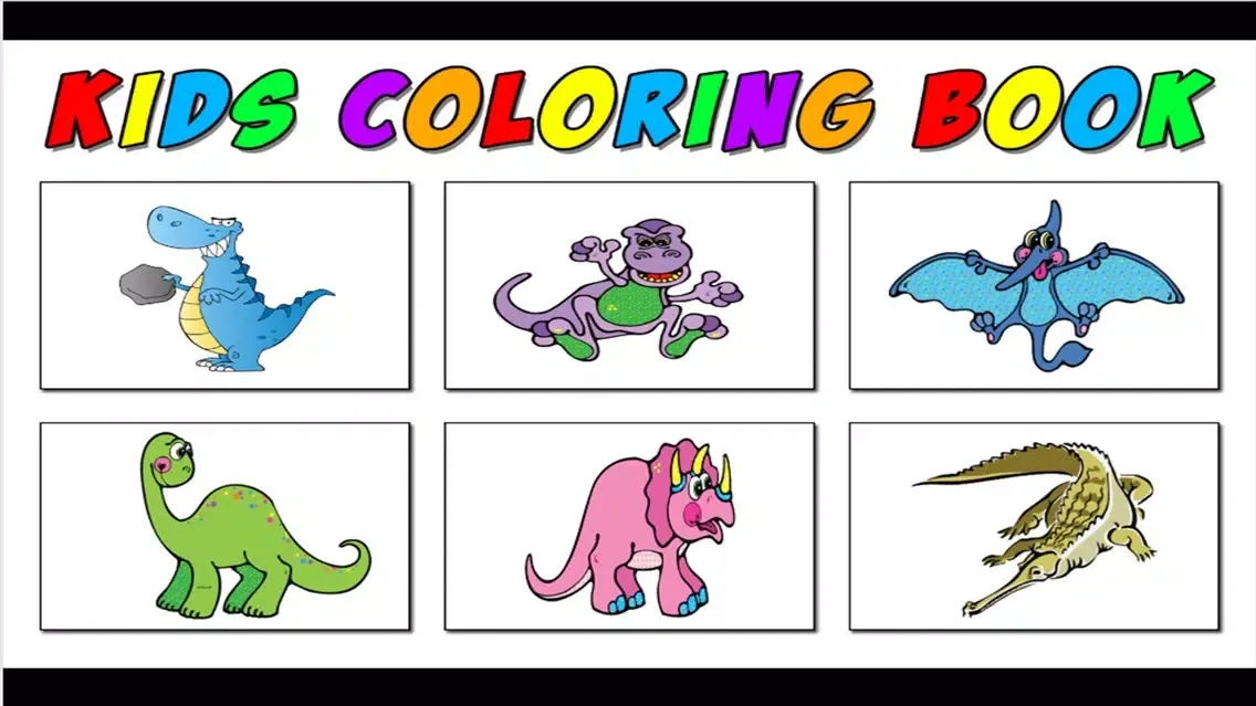 Zrzuty ekranu jurassic coloring book - dinosaur games Learning Book for Kids
