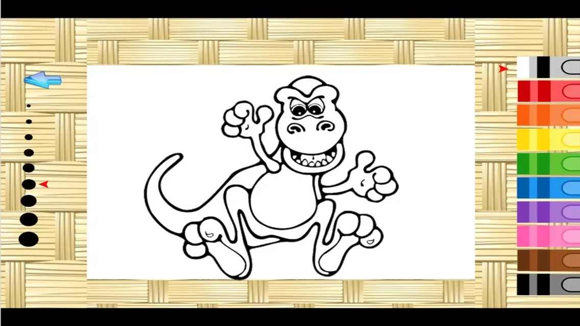 Zrzuty ekranu jurassic coloring book - dinosaur games Learning Book for Kids