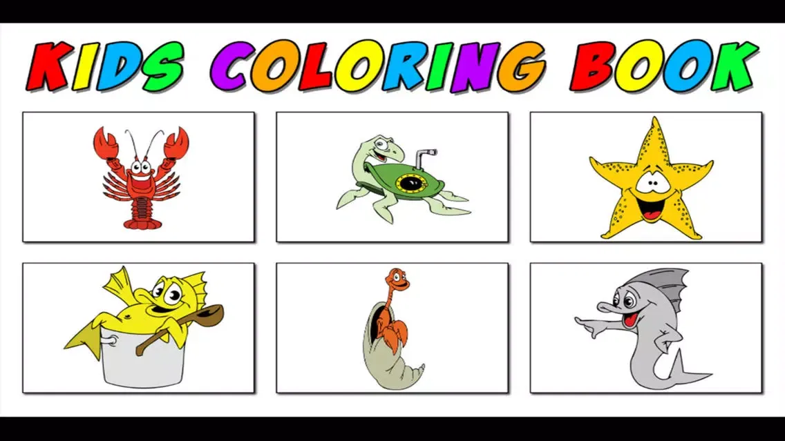 Скриншоты lobster and friend - lobster games Learning coloring Book for Kids