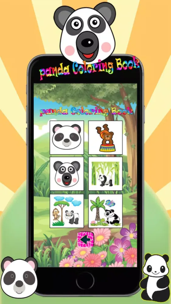 Capturas de tela do Lovely Panda Coloring Book For Kids