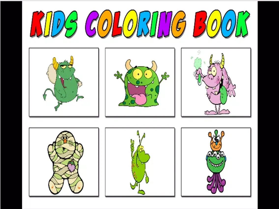 monster coloring book lite - My Apps Colorings Books For Kids Free iPad  স্ক্রিনশট
