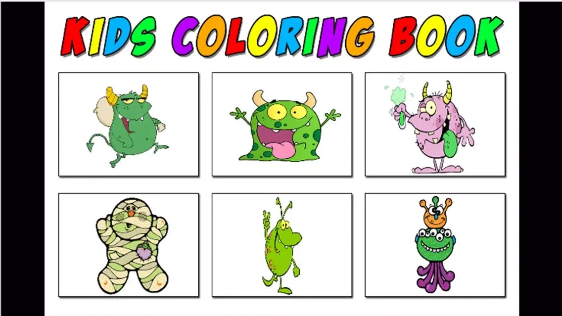 monster coloring book lite - My Apps Colorings Books For Kids Free স্ক্রিনশট