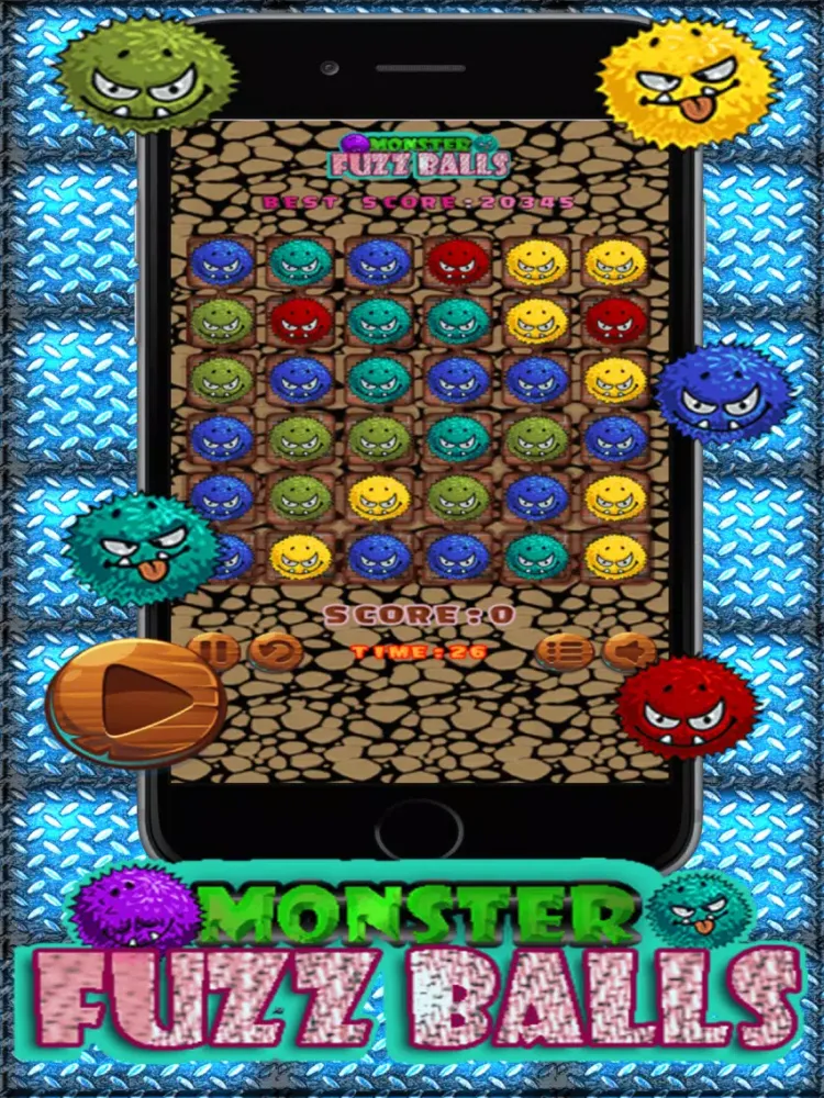 Monster Fuzz balls iPad  Screenshots