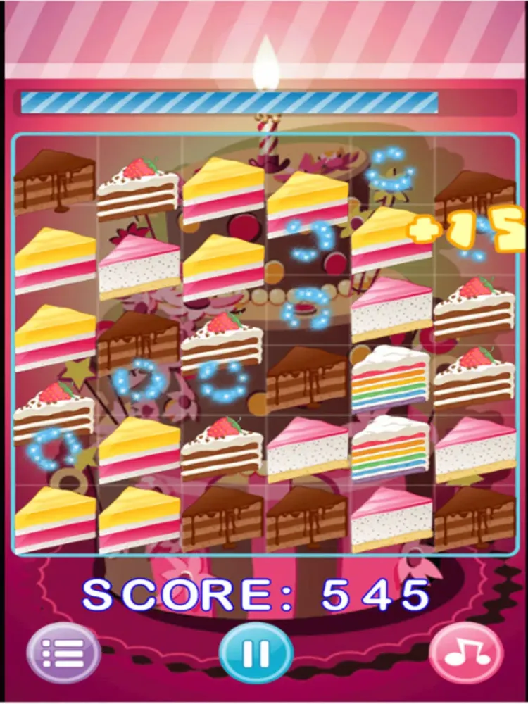 Capturas de pantalla de my cake birthday lite - Cake Match Game iPad 