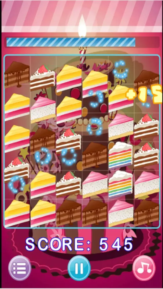 Capturas de pantalla de my cake birthday lite - Cake Match Game