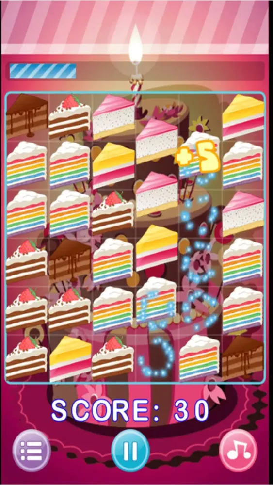 Capturas de pantalla de my cake birthday lite - Cake Match Game