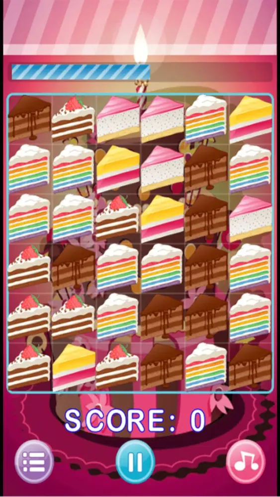 Capturas de pantalla de my cake birthday lite - Cake Match Game