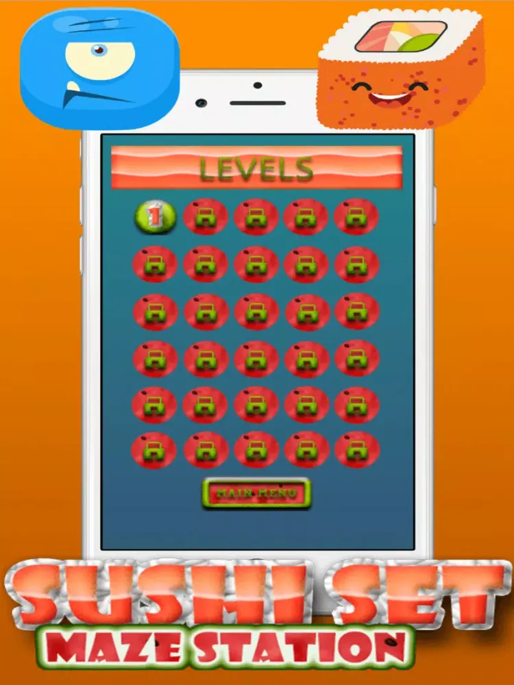 Sushi Set Touch Maze iPad  স্ক্রিনশট