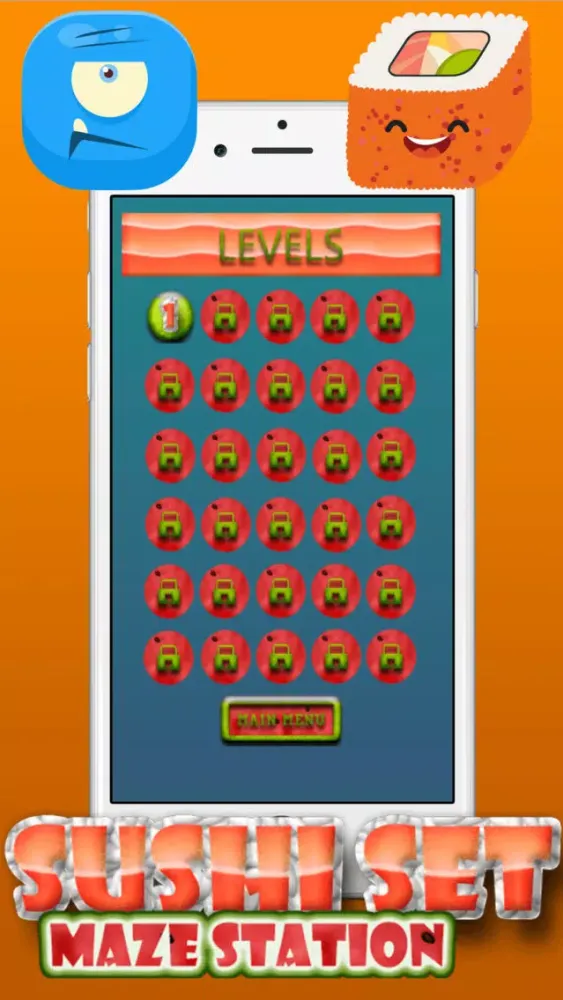 Sushi Set Touch Maze স্ক্রিনশট
