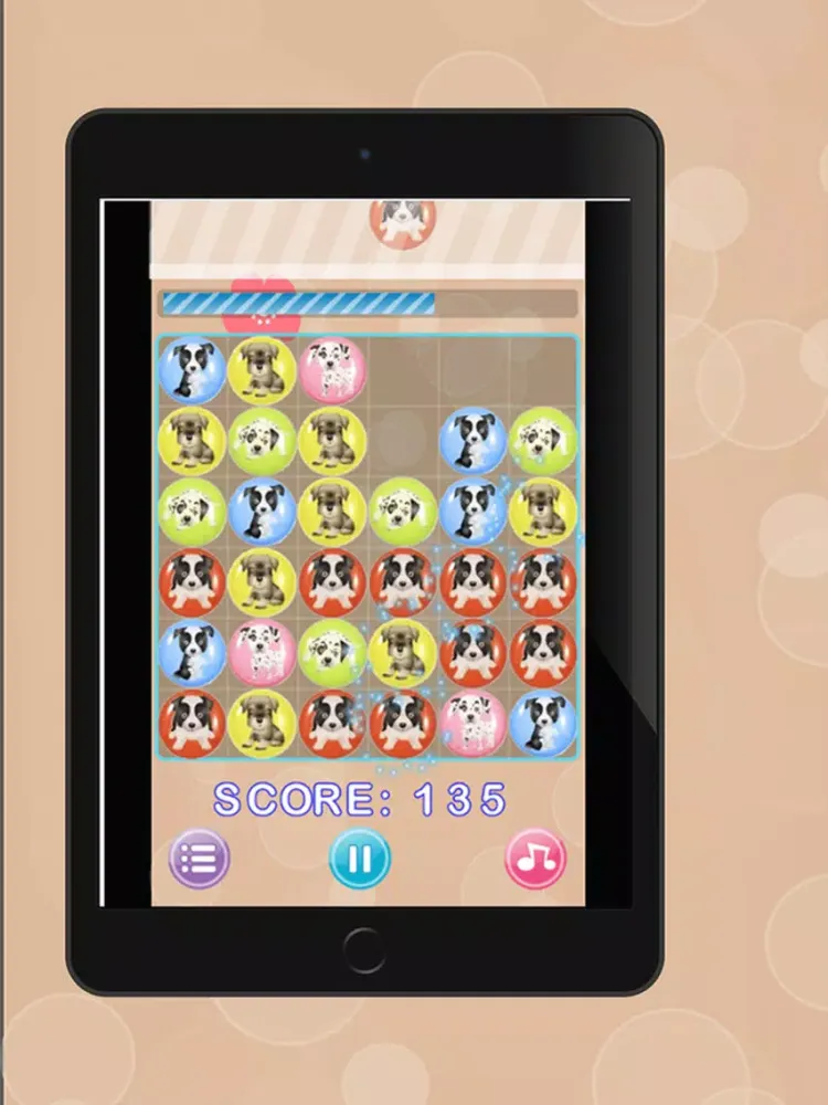 Captures d'écran de the puppy game match iPad 