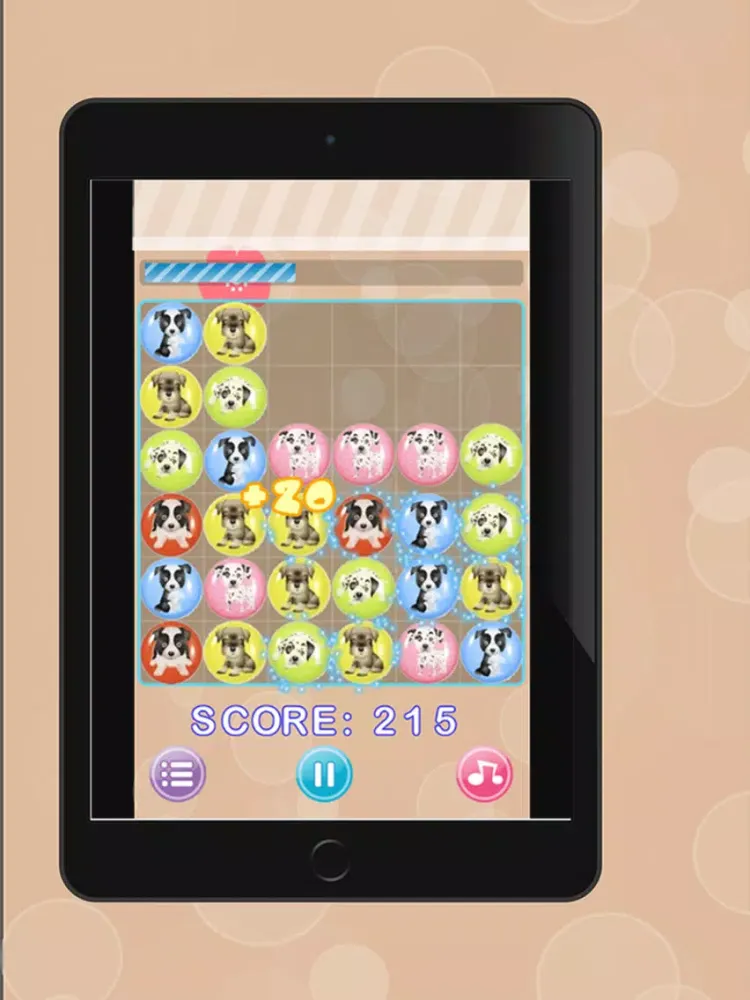 Captures d'écran de the puppy game match iPad 