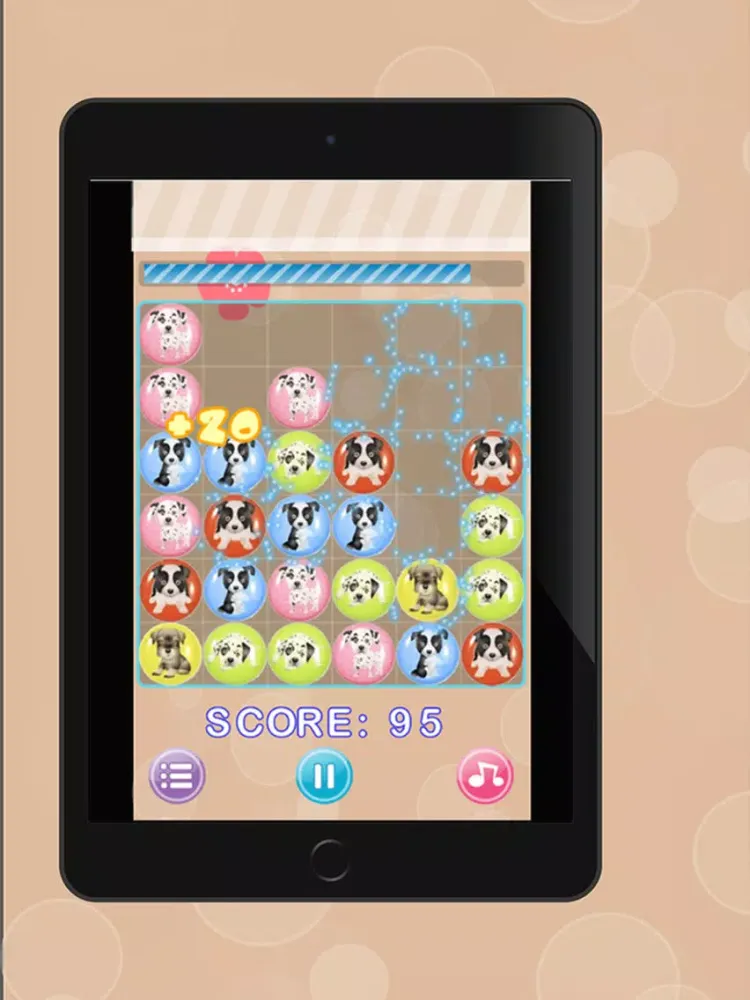 Captures d'écran de the puppy game match iPad 