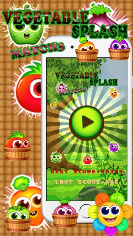 Vegetable Splash Match3 Ekran Görüntüleri