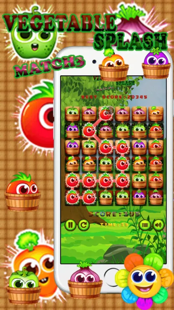 Vegetable Splash Match3 Ekran Görüntüleri