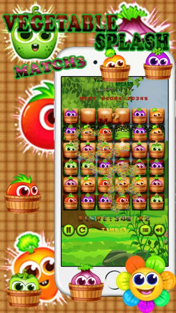 Vegetable Splash Match3 Ekran Görüntüleri