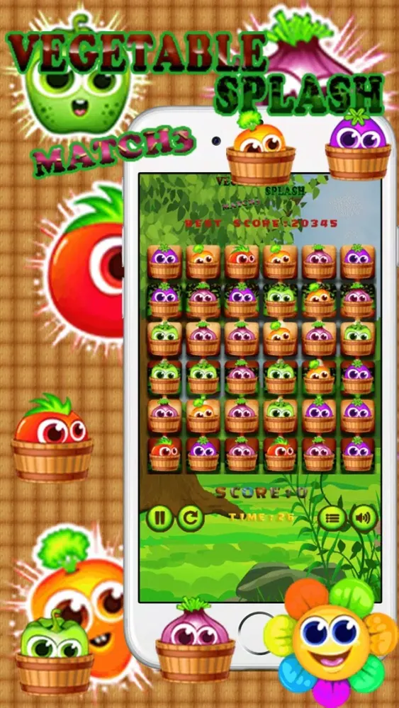 Vegetable Splash Match3 Ekran Görüntüleri