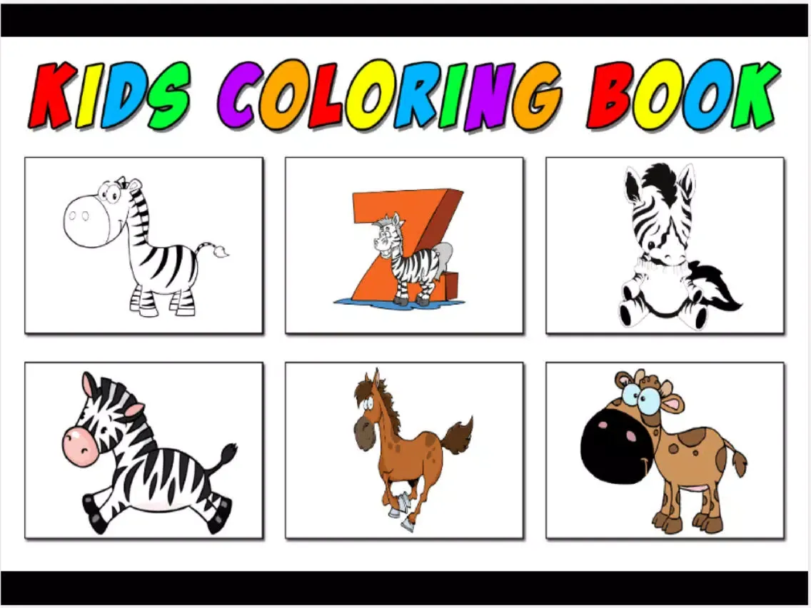 صور zebra zebra book - Fun Coloring App Free coloring books for kids iPad 