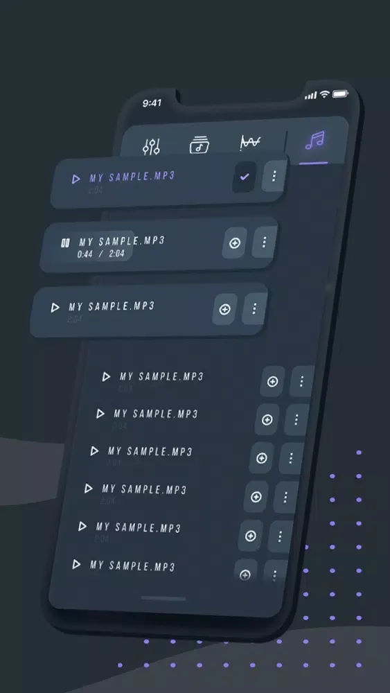Ảnh chụp màn hình của AUDIOLAB,MICROPHONE,SONG MIXER