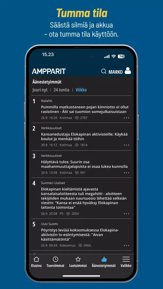 Ampparit.com Screenshots