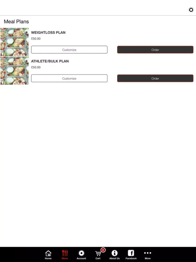 Скриншоты AMPT MEALS APP iPad 