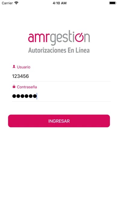 Zrzuty ekranu AMR Gestión