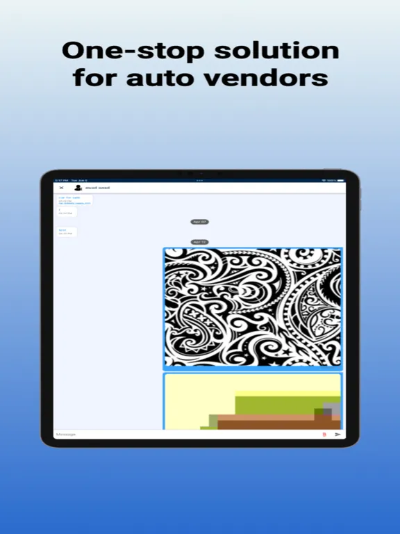 تصاویر My Car App Vendor iPad 