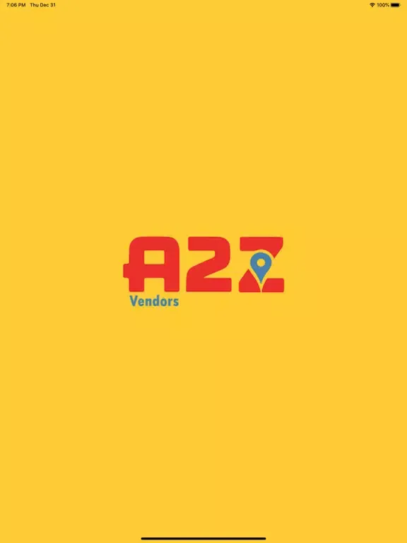 A2Z Vendor iPad  स्क्रीनशॉट