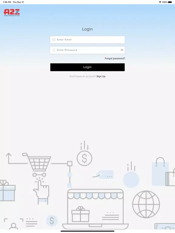 A2Z Vendor iPad  स्क्रीनशॉट