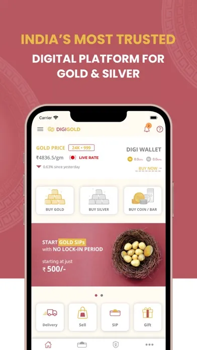ภาพหน้าจอของ DIGIGOLD - Gold & Silver.