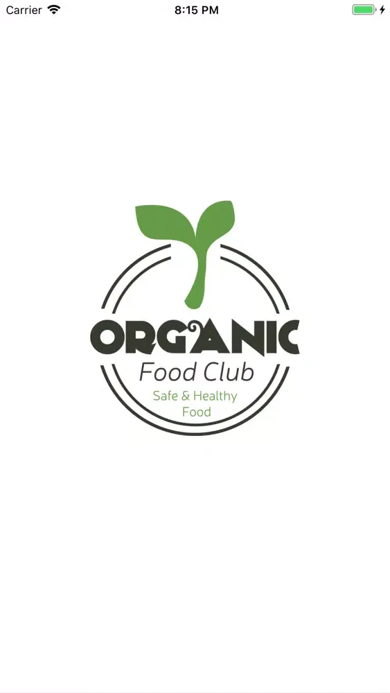 Tangkapan layar Organic Food Club