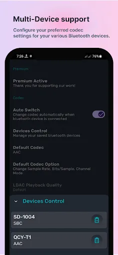 Bluetooth Codec Changer应用截图
