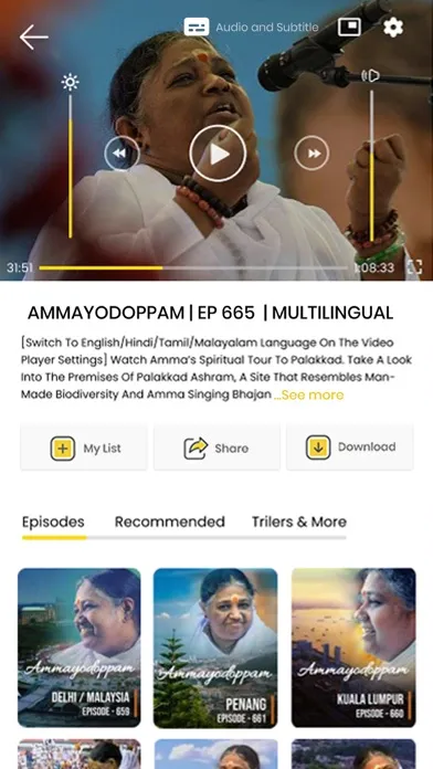 Capturas de pantalla de AMRITA LIVE