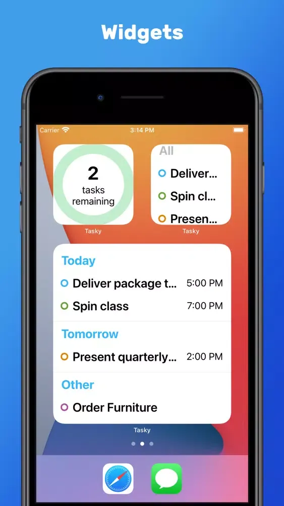 Скриншоты Tasky - To Do List Task Widget