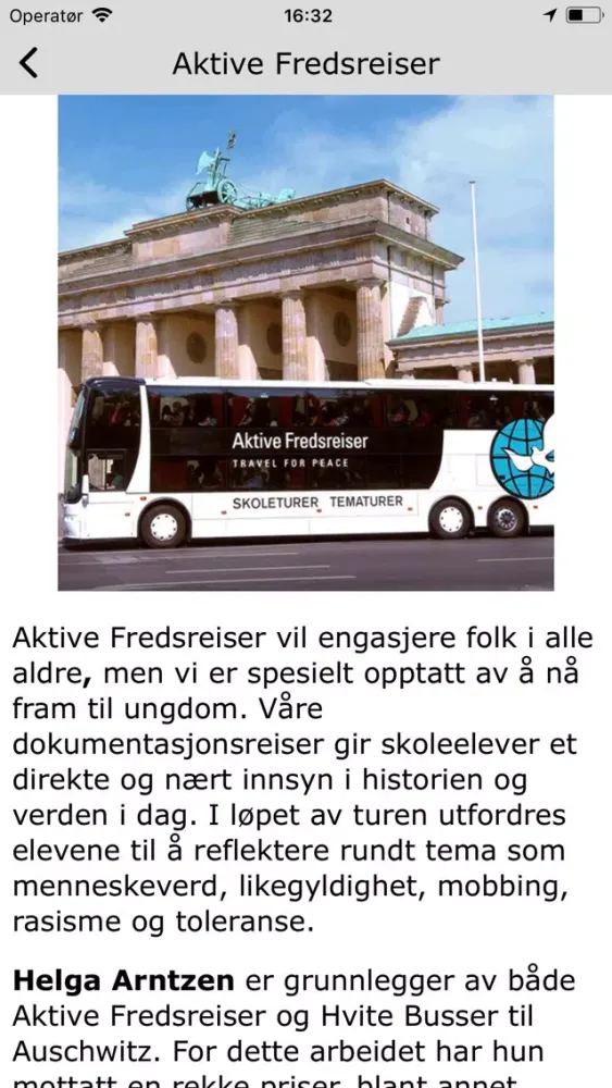 صور Aktive Fredsreiser App