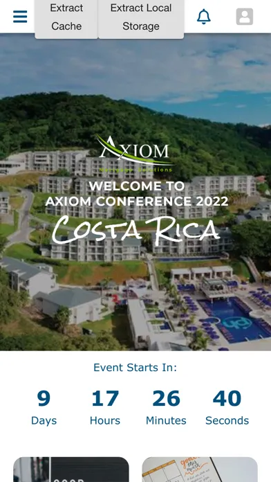 Zrzuty ekranu Axiom Conference 2022