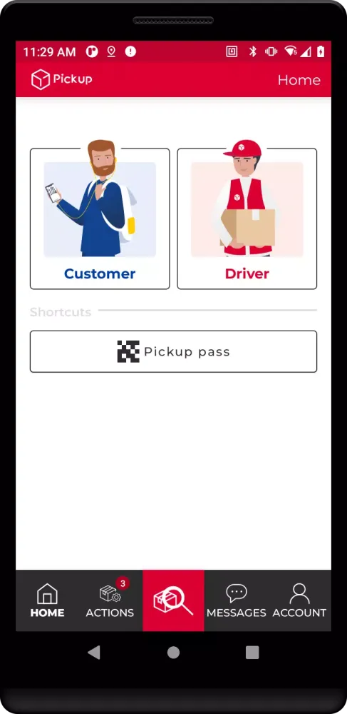 Screenshot di Pickup