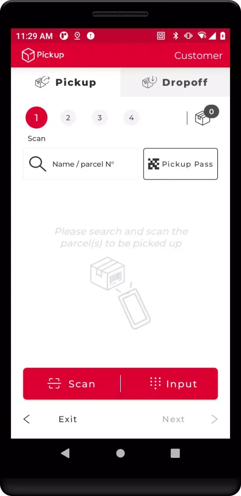 Screenshot di Pickup