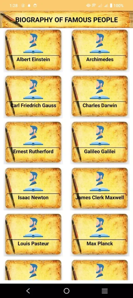 Biography of Famous People Screenshots